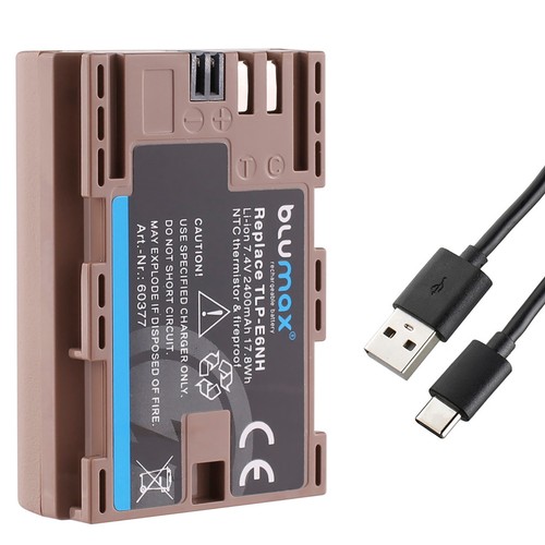 Batteria blumax usb canon - co,